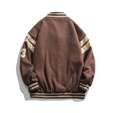 Varsity Spring Large Size Sports Retro Personalized Baseball Women Jacket