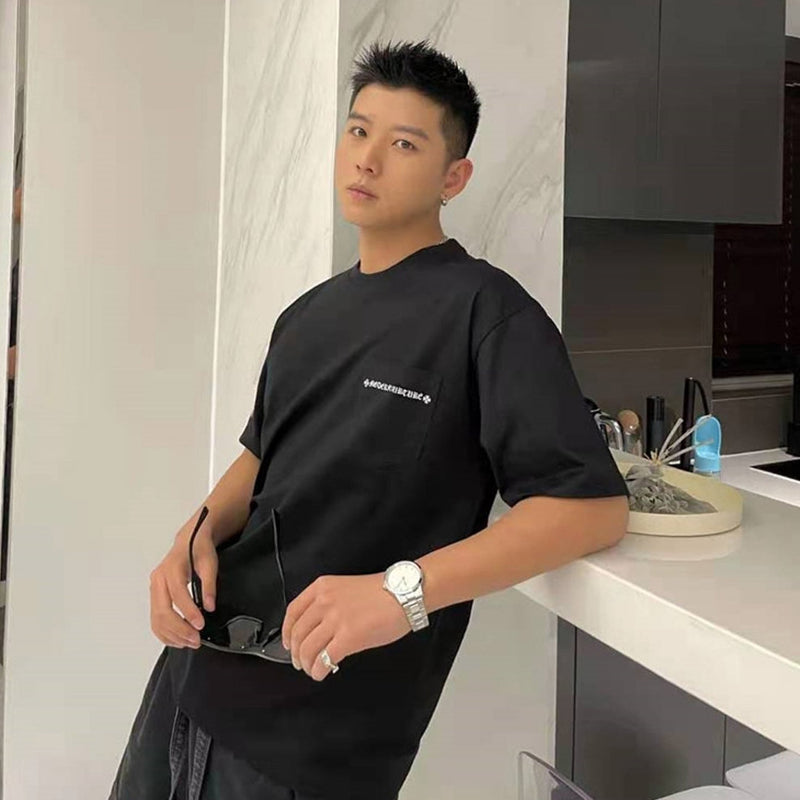 CHH Chrome Heart T Shirt Spring/Summer Printed round Neck Short Sleeve T-shirt for Men and Women