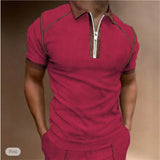 Polo Shirts Summer Men's Polo Shirt Short Sleeve Color Matching T-shirt