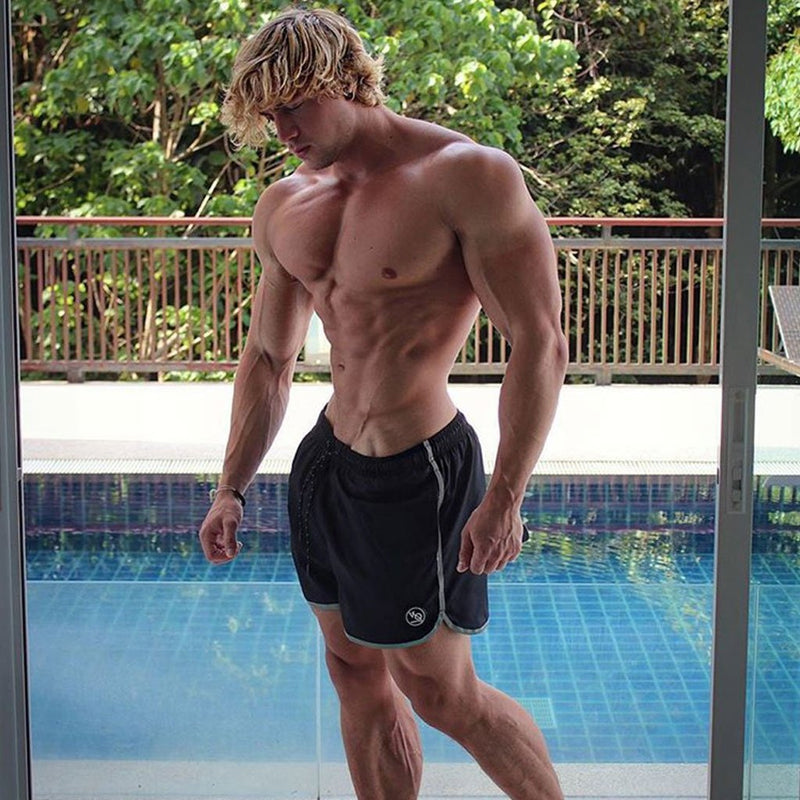 jogging shorts for men Slim Fit Muscle Gym Men Shorts Summer Trendy Shorts Training Quick-Drying Breathable Beach Pants