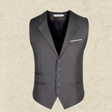 Tuxedo Vests Men Suit Vest Men's Fashion Men's Suit Collar Vest Man Slim Lapel Vest Men's Vest