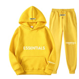 Fear Of God Fog Essentials Hoodie & Sweatpant 2 Piece Set For Men And Women