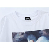 Revenge T Shirt Revenge Paradise Print Short Sleeve High Street Men and Women BF Loose Fog Couple Hip Hop T-shirt