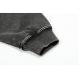 Present Hoodie Heavy Distressed Hooded Sweater Loose