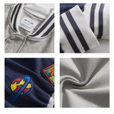 Letterman Jacket Outfit Senior Jackets Varsity Baseball Coat Spring and Autumn Ball Uniform