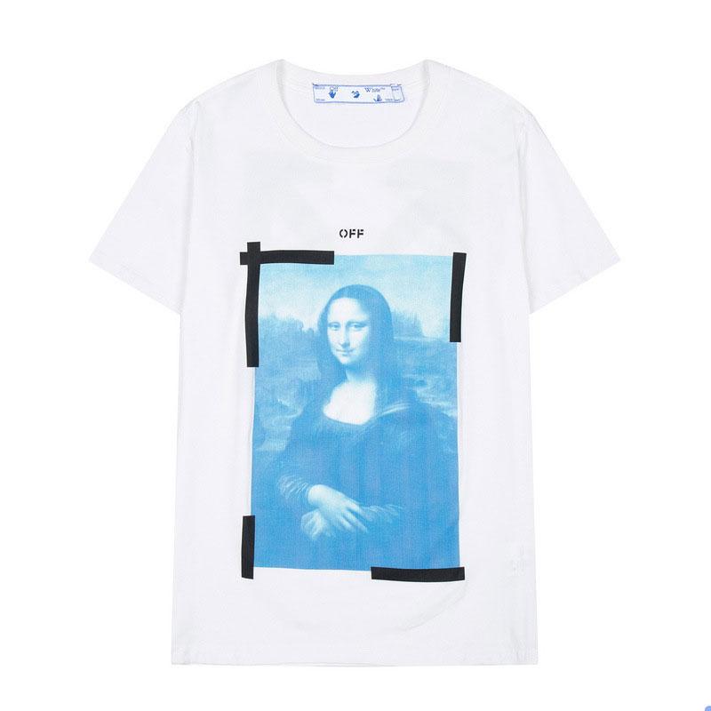 Off White T Shirt ShortSleeved Tshirt Men's Women's Cotton Owt