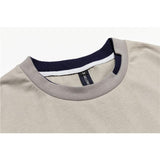 Men T Shirt Summer Casual Tops Men's Clothes Summer Wear Retro Men's round Neck Short Sleeve Casual Snow Mountain Fake Two-Piece T-shirt Fashion