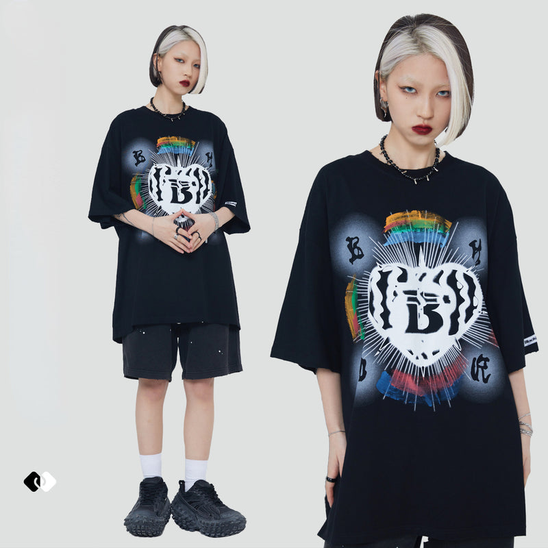 Blackair T Shirt Loose round Neck T-shirt