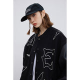 Letterman Jacket Outfit Senior Jackets Varsity Baseball Coat Hip Hop Trend Vintage Towel Embroidery Embroidered Baseball Jacket