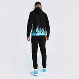Men′s Athletic Tracksuit Sweat Suits for Men Outfits Autumn Fashion Men's Hoodie Casual Men's Suit Flame Fashion Men's Outdoor Casual Clothes