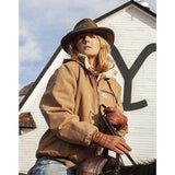 Beth Dutton Outfits Solid Color Loose Long Sleeves Thick Fleece Jacket Coat