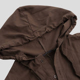Mens Thobes Simple Long Men's Hooded Shirt Muslim Robe