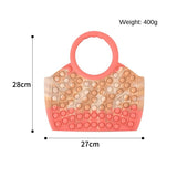 Bubble Pop Handbag Handbag Puzzle Decompression Toy Bag Handbag Finger Press Bubble