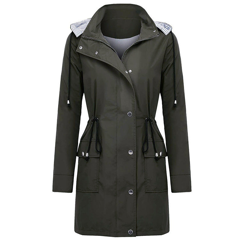 Cagoule Casual Hooded Rain Jacket for Women