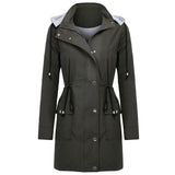 Cagoule Casual Hooded Rain Jacket for Women