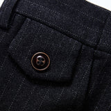 Double Brewed Seersucker Suit Double Breasted Suit Banquet Dress for Men