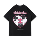 Men's T Shirt Summer Casual Tops Printed Short Sleeve T-shirt Men's Harajuku Style round Neck Half Sleeve Street Fashion Loose Half Sleeve