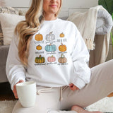 Halloween Costumes Pumpkin Pumpkin Printed Crew Neck Sweatshirt Female