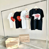 Human Made T-Shirt KAWS Co-Branded T-shirt Slub Cotton Loose Couple