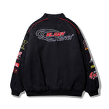 All Star Varsity Jacket Vintage Embroidered Motorcycle Clothing Jacket Coat