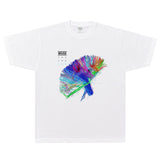 Rock Star T Shirt Muse The 2nd Law T-shirt American Street Loose Printed Short Sleeve