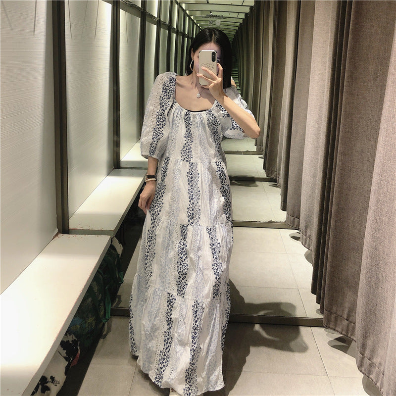 Women Dresses Bohemian Sleeveless Large Swing Dress