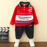 Toddler Boys Sweater Boy's Hoody Spring and Autumn Polo Shirt