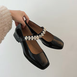 Nude Pumps Block Heel