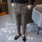 Men Trousers Autumn and Winter Thick Men's Woolen Casual Pants Trousers