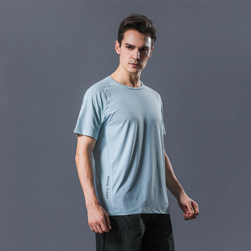 Anti Sweat Clothing Thin Ice Silk T-shirt