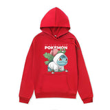 Men and Women Pokemon Pikachu Coat Men's Sweater Fleece-Lined Thickened Spring and Autumn
