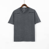 Cavempt Ce Cav @ Empt C.E Embroidered Letters Solid Color Men's and Women's Short-Sleeved T-shirt