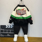 Toddler Boys Jackets Boys' Jacket Baseball Uniform Autumn Stand Collar Jacket