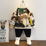 Toddler Boys Sweater Boys Spring Clothing Camouflage Sweater