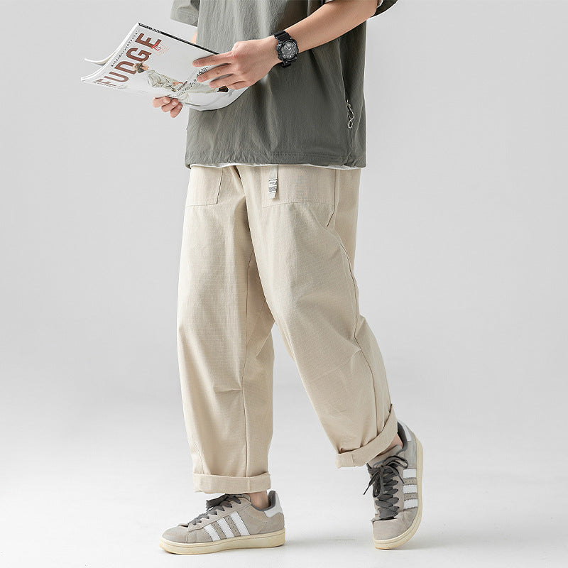 Men Cargo Pants Men's Lightweight Casual Men's Spring Loose Trousers