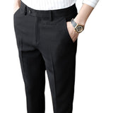 Men Trousers Business Boys Casual Pants