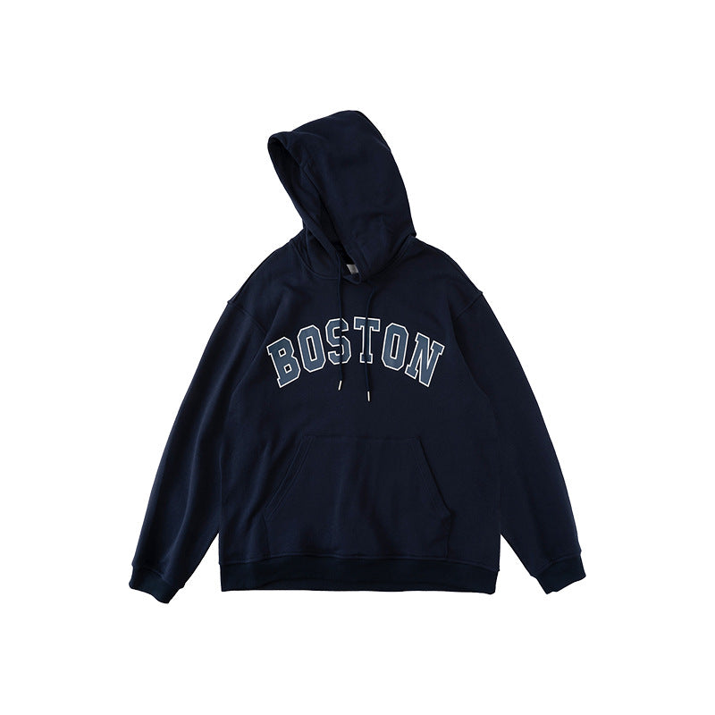 Slogan Graphic Hoodie Pullover Letter Print Cityboy Hooded Sweater
