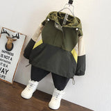 Toddler Boys Jackets Boy's Autumn Coat Hooded Top