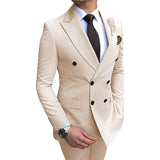 Double Brewed Seersucker Suit Suit Men's Slim Dress
