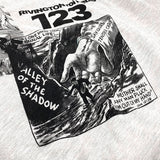 Rrr123 Sweatshirt Fog Printed Washed Loose round Neck Sweater