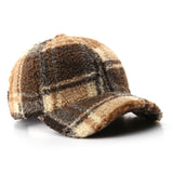 Vintage Check Baseball Cap