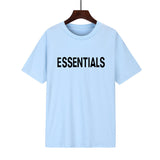 Fear Of God Fog T Shirt Essentials Double Line Letter Loose High Street Short Sleeve T-shirt For Men
