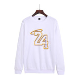 In Memory of Kobe Hoodie Kobe Memorial Clothing Casual Loose Men's and Women's Fleece round Neck Sweater
