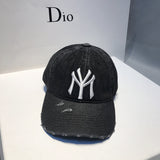 La 59fifty Hats Letter Baseball Cap Female Cowboy Hat Soft Peaked Cap