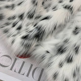 Women Dalmatian Coat Faux Fox Fur Fur Coat Spotted Leopard Print