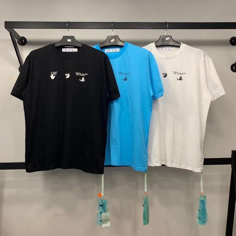 Off White Men  T Shirt  Tshirt Cotton Print Owt Casual Arrow Flower