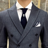 Double Brewed Seersucker Suit Slim Suit Suit for Men