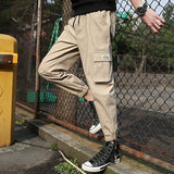 Men Cargo Pants Men's Pants Trendy Spring and Autumn Overalls Men's Loose Leisure Sports