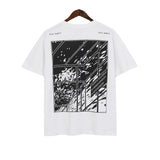 Cavempt Ce Life Cav @ Empt Retro Abstract Tunnel Printed Short Sleeve Men and Women