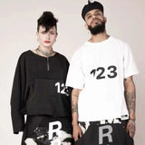 Rrr123 T-Shirt Short Sleeve Loose round Neck All-Matching T-shirt